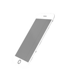 Replacement 4 in 1 (Front Glass + Frame + Polarizer + OCA Pre-Installed) Compatible with Apple iPhone 8 (2 Pack) (White)
