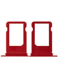 Replacement Sim Card Tray Compatible with Apple iPhone 7 Plus (Red)