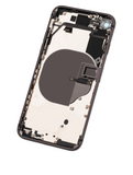 Replacement Back Housing W/ Small Components Pre-Installed Compatible with Apple iPhone 8 (Used OEM Pull: Grade A) (Space Gray)