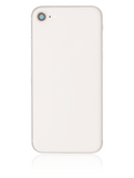 Replacement Back Housing W/ Small Components Pre-Installed Compatible with Apple iPhone 8 (Used OEM Pull: Grade B) (Silver)