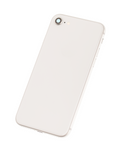 Replacement Back Housing W/ Small Components Pre-Installed Compatible with Apple iPhone 8 (Used OEM Pull: Grade C) (Silver)