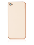Replacement Back Housing W/ Small Components Pre-Installed Compatible with Apple iPhone 8 (Used OEM Pull: Grade C) (Gold)