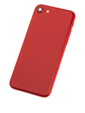 Replacement Back Housing W/ Small Components Pre-Installed Compatible with Apple iPhone 8 (Used OEM Pull: Grade C) (Red)