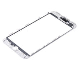 Replacement 3 in 1 (Glass With OCA Pre-Installed + Frame) Compatible with OCA Master iPhone 7 Plus (OCA Master) (2 Pack) (White)