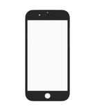 Replacement 3 in 1 (Glass With OCA Pre-Installed + Frame) Compatible with OCA Master iPhone 8 (OCA Master) (2 Pack) (Black)