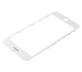 Replacement 3 in 1 (Glass With OCA Pre-Installed + Frame) Compatible with OCA Master iPhone 8 Plus (OCA Master) (2 Pack) (White)