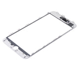 Replacement 3 in 1 (Glass With OCA Pre-Installed + Frame) Compatible with OCA Master iPhone 8 Plus (OCA Master) (2 Pack) (White)