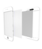 Replacement 4 in 1 (Front Glass + Frame + Polarizer + OCA Pre-Installed) Compatible with Apple iPhone 7 Plus (2 Pack) (White)