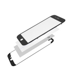 Replacement Glass With Frame / OCA / Polarizer Pre-Installed Compatible with Apple iPhone 7 Plus (Black) (Premium / 4 in 1) (2 Pack)