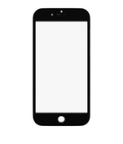 Replacement Glass With Frame / OCA / Polarizer Pre-Installed Compatible with Apple iPhone 7 Plus (Black) (Premium / 4 in 1) (2 Pack)