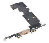 Replacement Charging Port Flex Cable Compatible with Apple iPhone 8 Plus (Premium) (Gold)