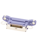 Replacement Charging Port Only Compatible with Apple iPhone 12 (Blue) (10 Pack)