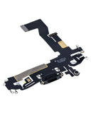 Replacement Charging Port Flex Cable Compatible with Apple iPhone 12 / 12 Pro (Aftermarket Plus) (Graphite)