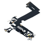 Replacement Charging Port Flex Cable Compatible with Apple iPhone 12 Mini (Aftermarket Plus) (Black)