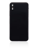 Replacement Back Housing W/ Small Components Pre-Installed Compatible with Apple iPhone X (No Logo) (Aftermarket Plus) (Space Gray)