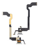 Replacement Charging Port Flex Cable Compatible with Apple iPhone X (Premium) (Silver)