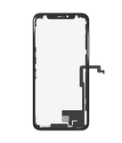 Replacement Glass With Frame & OCA Pre-Installed Compatible with Apple iPhone X (Frame With Glue) (Premium / 3 in 1) (2 Pack)