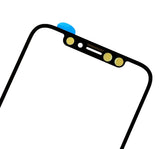 Replacement Glass With Frame & OCA Pre-Installed Compatible with Apple iPhone X (Frame With Glue) (Premium / 3 in 1) (2 Pack)