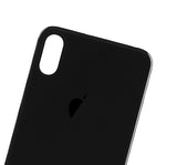 Replacement Back Cover Glass Compatible with Apple iPhone X (No Logo) (Space Gray)
