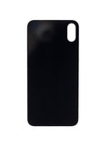Replacement Back Cover Glass Compatible with Apple iPhone X (No Logo) (Space Gray)