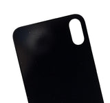 Replacement Back Cover Glass Compatible with Apple iPhone X (No Logo) (Space Gray)