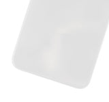 Replacement Back Cover Glass Compatible with Apple iPhone X (No Logo) (Silver)