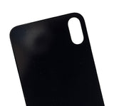 Replacement Back Cover Glass Compatible with Apple iPhone X (No Logo) (Silver)