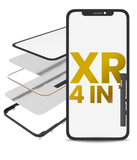 Replacement Glass With Digitizer Flex (No OCA) & Frame Pre-Installed Compatible with Apple iPhone XR (Premium Quality / 4 in 1) (2 Pack)