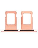 Replacement Single Sim Card Tray Compatible with Apple iPhone XR (Coral)