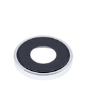 Replacement Back Camera Lens With Bracket & Bezel Compatible with Apple iPhone XR (White) (10 Pack) (Real Sapphire l Premium)