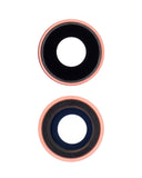 Replacement Back Camera Lens With Bracket & Bezel Compatible with Apple iPhone XR (Coral) (10 Pack) (Real Sapphire l Premium)