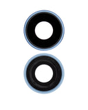Replacement Back Camera Lens With Bracket & Bezel Compatible with Apple iPhone XR (Blue) (10 Pack) (Real Sapphire l Premium)
