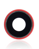 Replacement Back Camera Lens With Bracket & Bezel Compatible with Apple iPhone XR (Red) (10 Pack) (Real Sapphire l Premium)