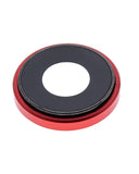 Replacement Back Camera Lens With Bracket & Bezel Compatible with Apple iPhone XR (Red) (10 Pack) (Real Sapphire l Premium)