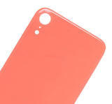 Replacement Back Cover Glass Compatible with Apple iPhone XR (No Logo) (Coral)