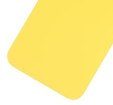 Replacement Back Cover Glass Compatible with Apple iPhone XR (No Logo) (Yellow)