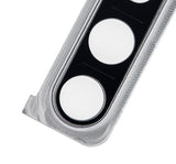 Replacement Back Camera Lens With Bracket / Bezel Compatible with Samsung Galaxy A30s (A307 / 2019) (Silver)