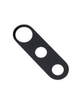 Replacement Back Camera Lens With Bracket / Bezel Compatible with Samsung Galaxy A30s (A307 / 2019) (Black)
