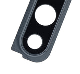 Replacement Back Camera Lens With Bracket / Bezel Compatible with Samsung Galaxy A30s (A307 / 2019) (Black)