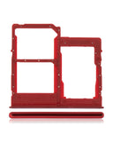 Replacement Dual Sim Card Tray Compatible with Samsung Galaxy A31 (A315 / 2020) (Prism Crush Red)