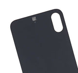 Replacement Back Cover Glass Compatible with Apple iPhone XS (No Logo) (Silver)