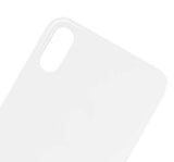 Replacement Back Cover Glass Compatible with Apple iPhone XS (No Logo) (Silver)