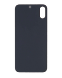 Replacement Back Cover Glass Compatible with Apple iPhone XS (No Logo) (Silver)