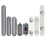 Replacement Hard Buttons (Power / Volume / Switch) Compatible with Apple iPhone XS / XS Max (Space Gray)