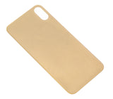 Replacement Back Glass With 3M Adhesive Compatible with Apple iPhone XS (No Logo / Large Camera Hole) (Gold)