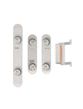 Replacement Hard Buttons (Power / Volume / Switch) Compatible with Apple iPhone XS / XS Max (Silver)