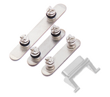Replacement Hard Buttons (Power / Volume / Switch) Compatible with Apple iPhone XS / XS Max (Silver)