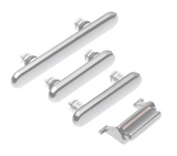 Replacement Hard Buttons (Power / Volume / Switch) Compatible with Apple iPhone XS / XS Max (Silver)