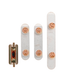 Replacement Hard Buttons (Power / Volume / Switch) Compatible with Apple iPhone XS / XS Max (Gold)