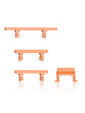 Replacement Hard Buttons (Power / Volume / Switch) Compatible with Apple iPhone XR (Coral)